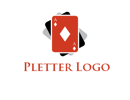 ace card of diamonds logo