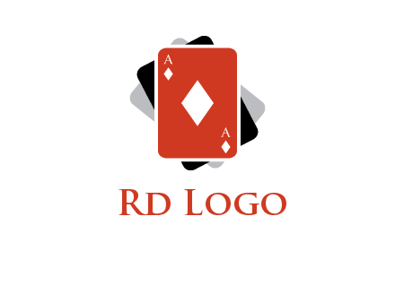 ace card of diamonds logo
