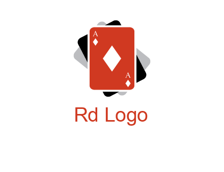 ace card of diamonds logo
