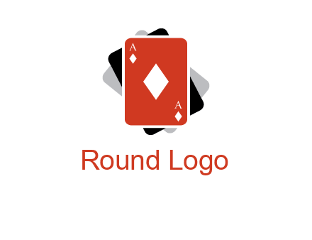 ace card of diamonds logo
