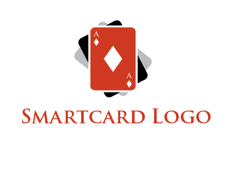ace card of diamonds logo