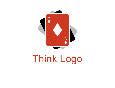 ace card of diamonds logo