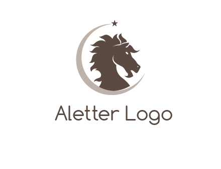 crescent horse logo