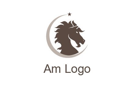 crescent horse logo
