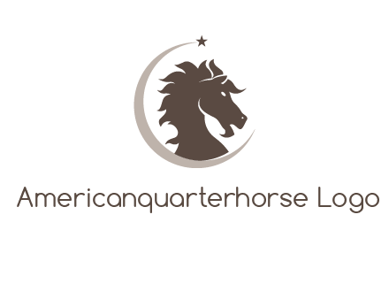 crescent horse logo