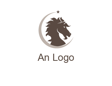 crescent horse logo