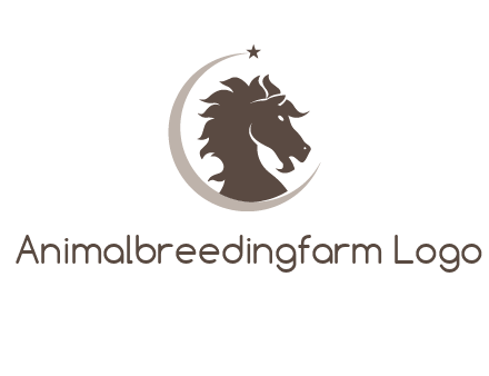 crescent horse logo