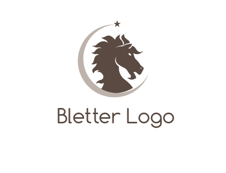 crescent horse logo