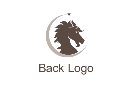 crescent horse logo