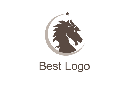 crescent horse logo