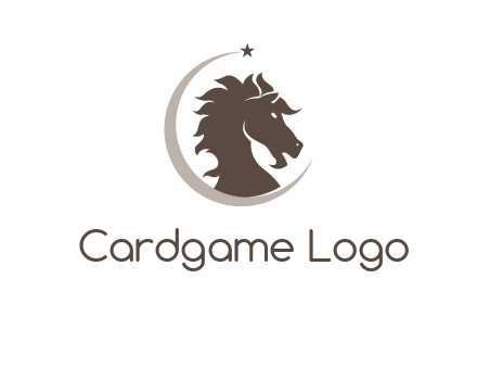 crescent horse logo