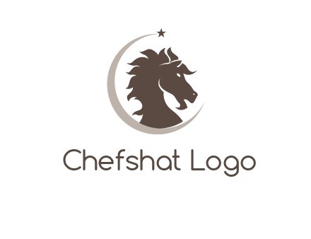 crescent horse logo
