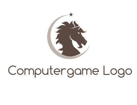 crescent horse logo