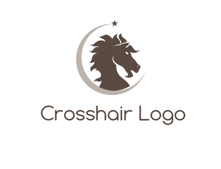 crescent horse logo