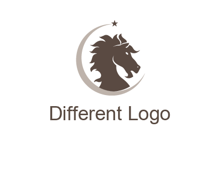 crescent horse logo