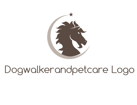 crescent horse logo