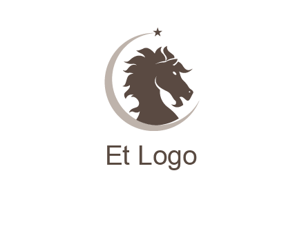 crescent horse logo
