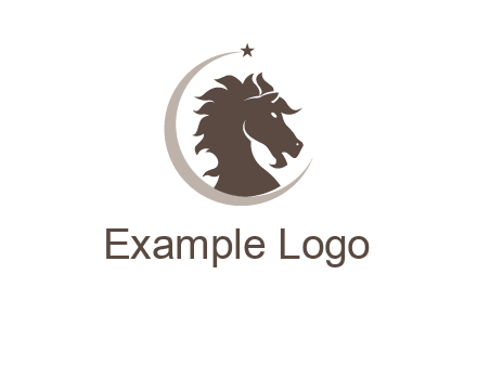 crescent horse logo