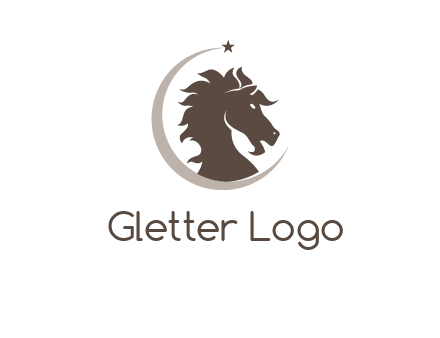 crescent horse logo