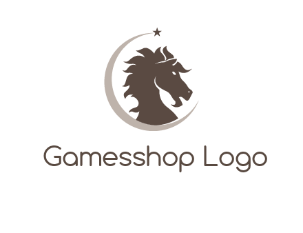 crescent horse logo