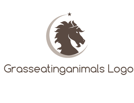 crescent horse logo