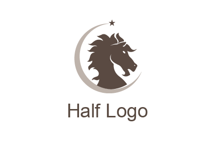 crescent horse logo
