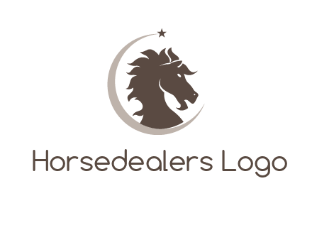 crescent horse logo