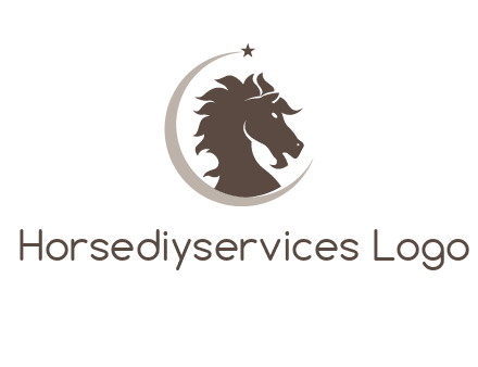 crescent horse logo