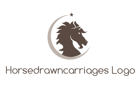 crescent horse logo