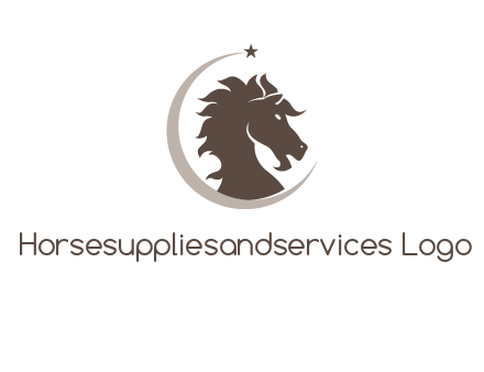 crescent horse logo