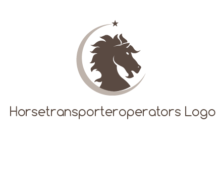 crescent horse logo