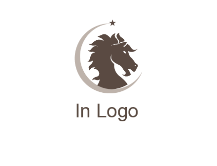 crescent horse logo