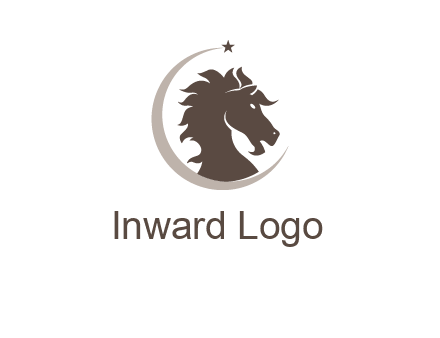 crescent horse logo