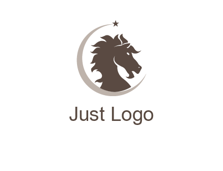 crescent horse logo