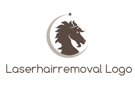 crescent horse logo