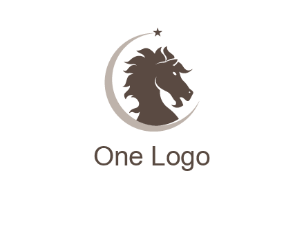 crescent horse logo