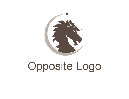 crescent horse logo