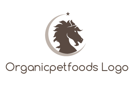 crescent horse logo