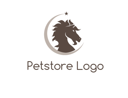 crescent horse logo
