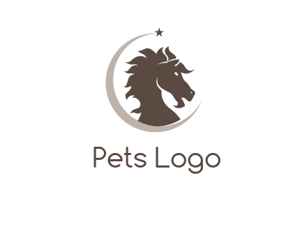 crescent horse logo