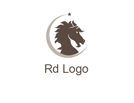 crescent horse logo