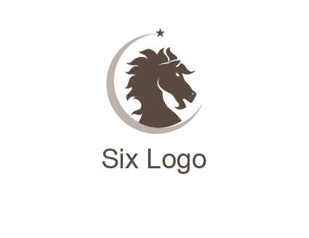 crescent horse logo
