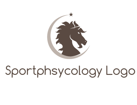 crescent horse logo