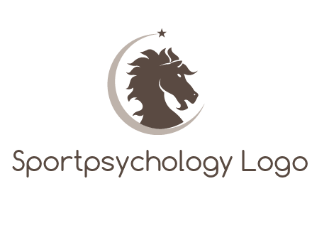 crescent horse logo