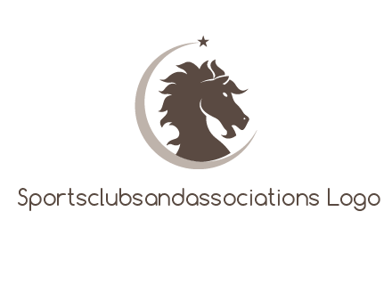 crescent horse logo