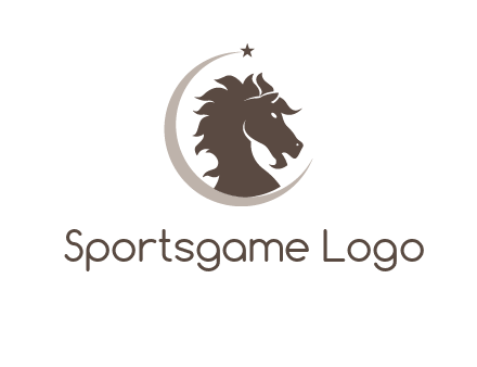 crescent horse logo