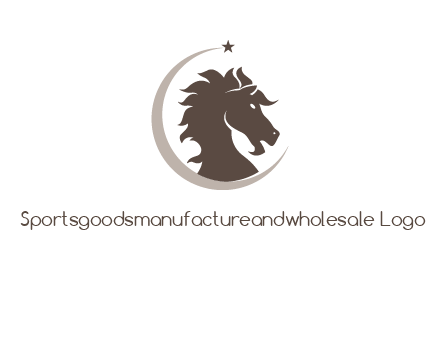 crescent horse logo