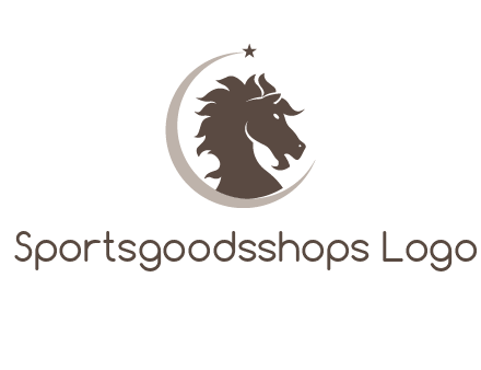 crescent horse logo