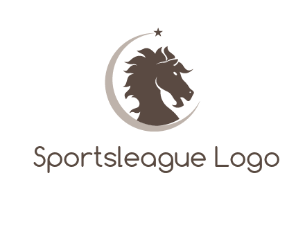 crescent horse logo