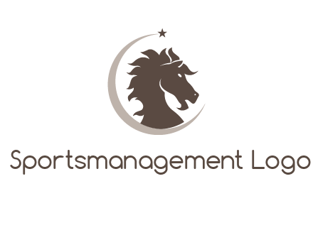 crescent horse logo
